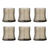 Florentine glazen grijs set van 6 stuks - 82061959