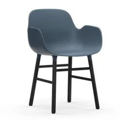 Form Armchair stoel zwart blauw - 603209
