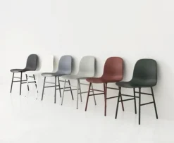 Form Chair stoel staal groen