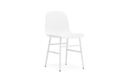 Form Chair stoel staal wit