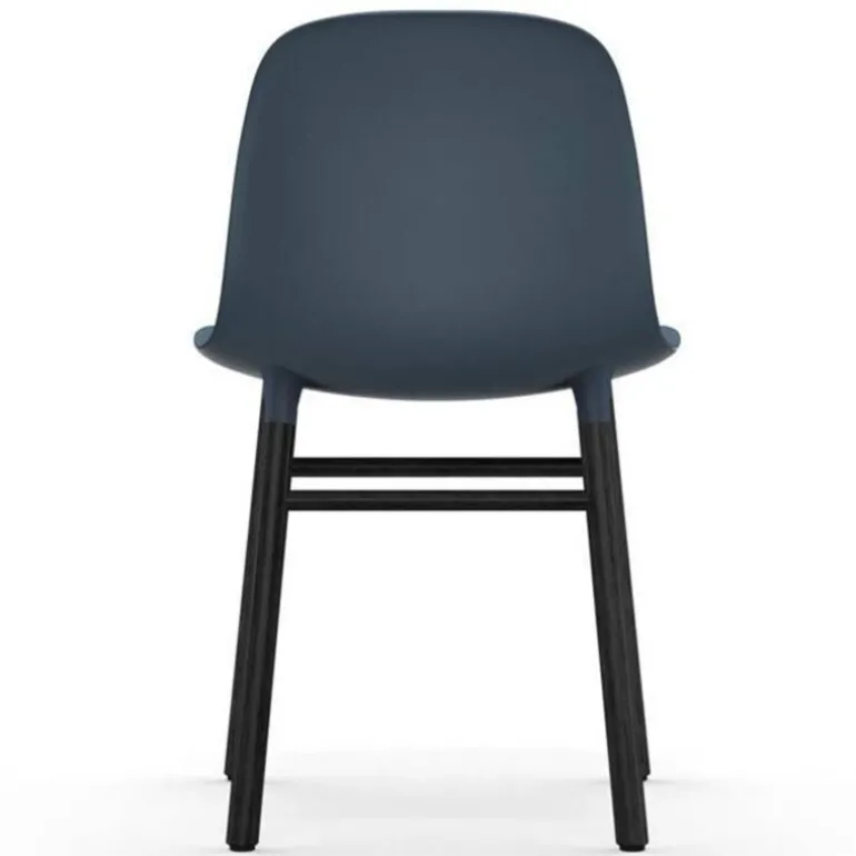 Form Chair stoel zwart blauw