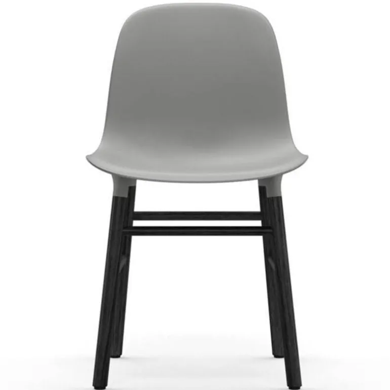 Form Chair stoel zwart grijs