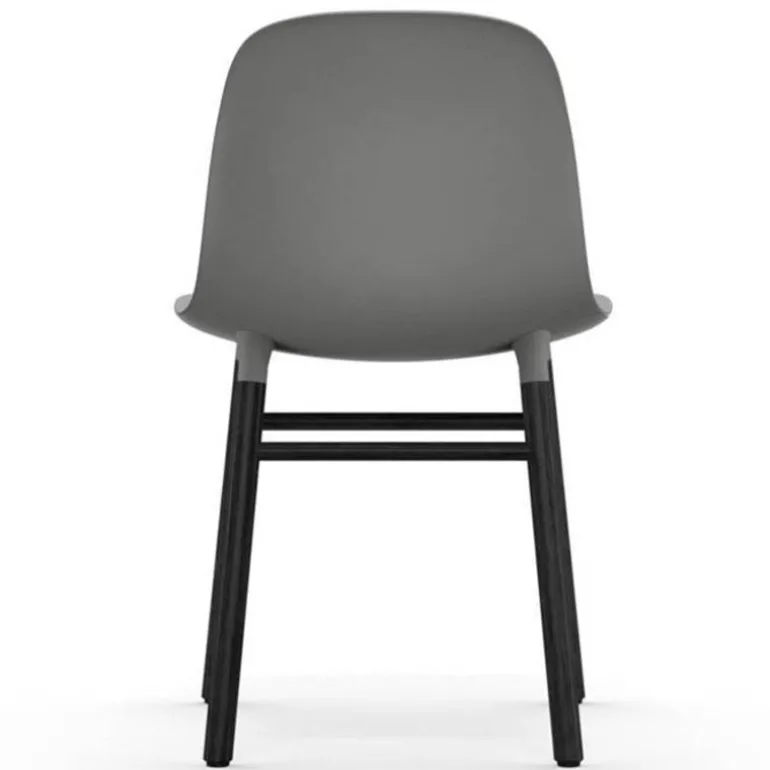 Form Chair stoel zwart grijs