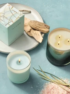 Fresh sea salt box kaars blauw - 4537534100