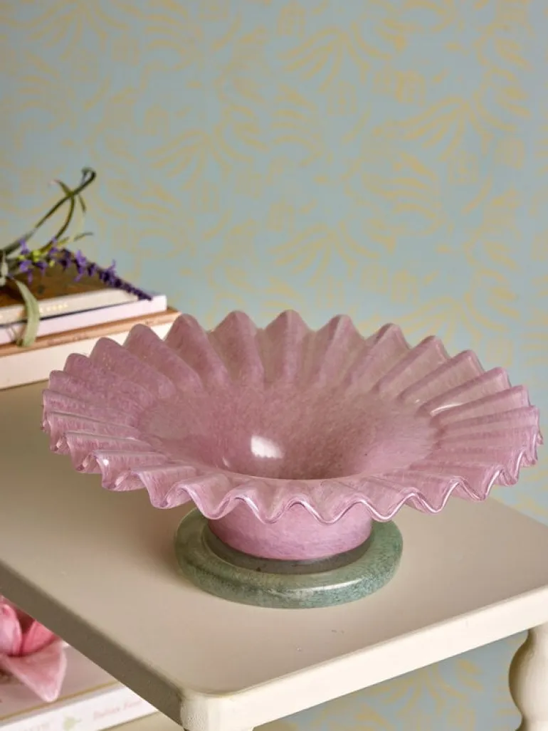 Garnet decoratie schaal roze - 82061727