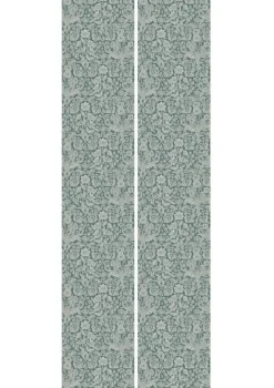 Getekende bloemen behang 100x280cm - FR-001
