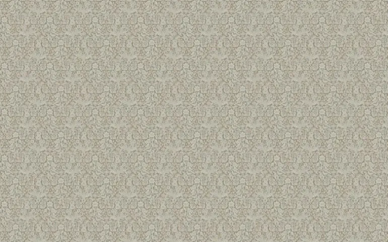 Getekende bloemen behang 100x280cm zand - FR-003
