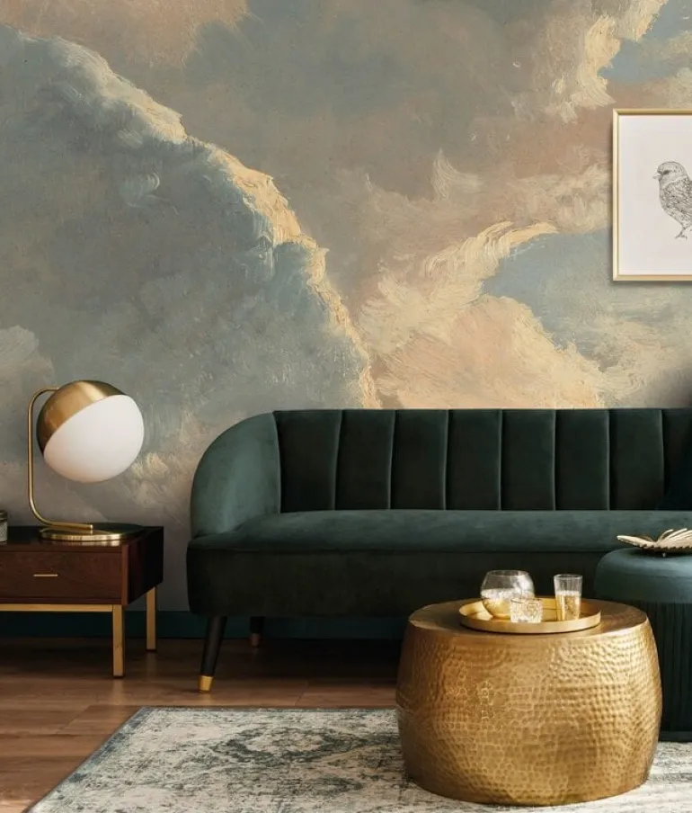 Golden age clouds behang WP-785 - 194,8x280cm
