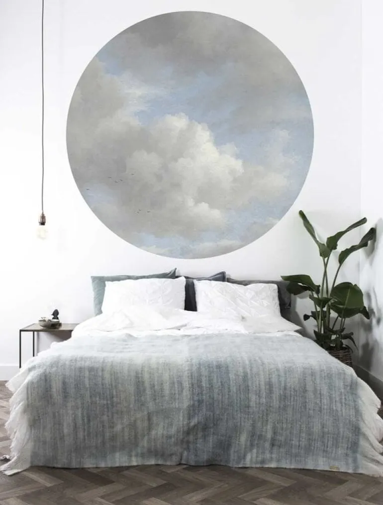 Golden age clouds behangcirkel CK-007 - ø190cm