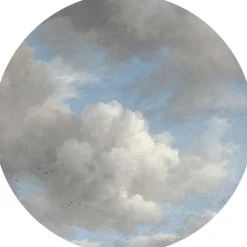 Golden age clouds behangcirkel SC-007 - ø 142,5 cm