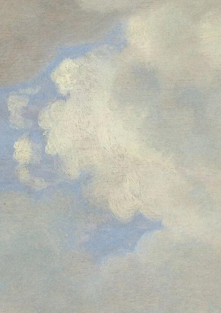 Golden Age Clouds II behang