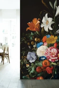 Golden Age Flowers 5 bloemen behang
