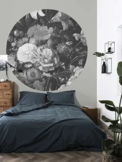Golden age flowers behangcirkel CK-009 ø190 cm