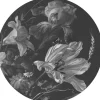 Golden age flowers behangcirkel SC-010 - ø 142,5 cm