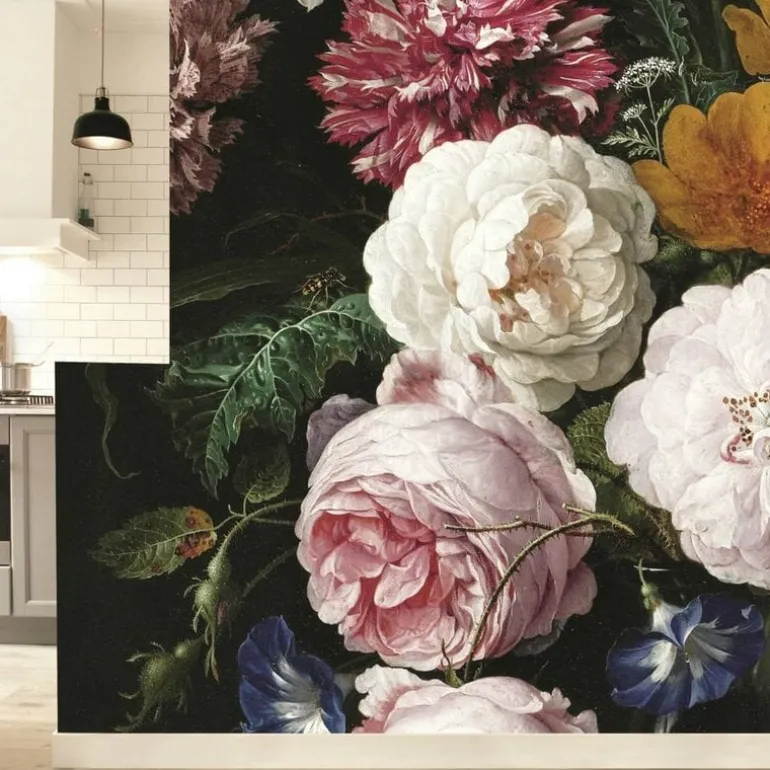 Golden Age Flowers III bloemen behang