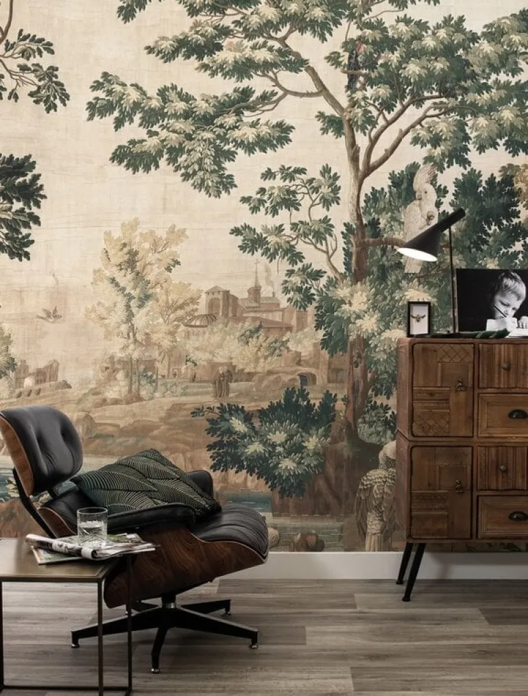 Golden Age landschappen behang WP-783 300x280cm