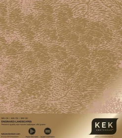 Goud Engraved landschappen behang nude MW-159 300x280cm