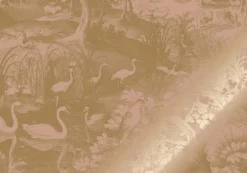 Goud Engraved landschappen behang nude MW-108 300x280cm