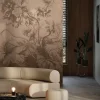 Gradient Flowers behang FU-031 - 292,2x280cm nude