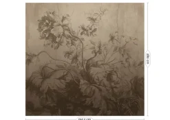 Gradient Flowers behang FU-028 - 292,2x280cm beige