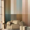 Gradient Stripes behang FU-026 - 389,6x280cm multikleur