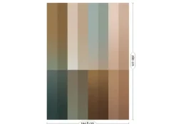 Gradient Stripes behang FU-024 - 194,8x280cm multikleur