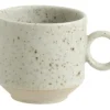 Grainy espresso mokken zand -set van 4 stuks