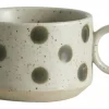 Grainy theemokken zand/groen set van 4 stuks - 57037