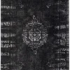 Grand geweven vloerkleed - donkergrijs/zwart 160x240