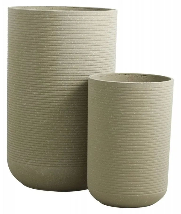 Granito bloempotten creme - 29007