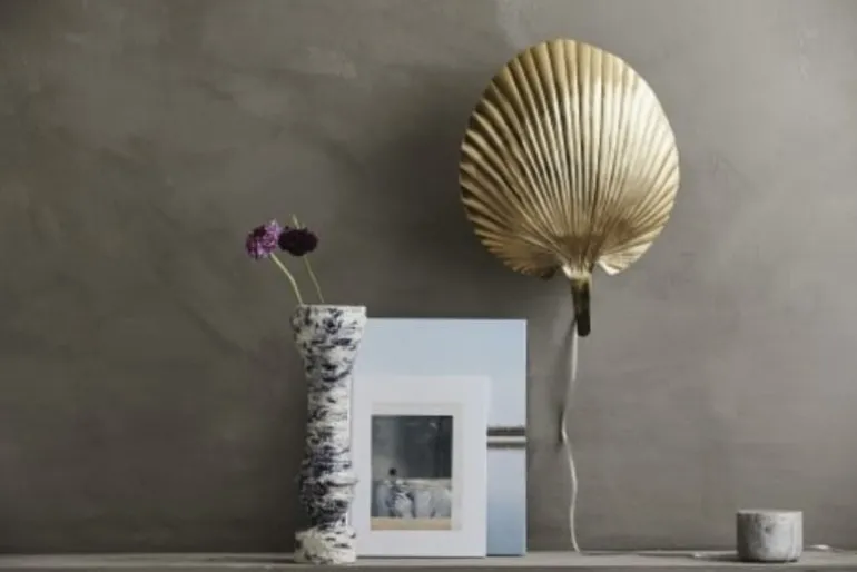 Gro wandlamp - goud