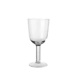 Hammered rode wijnglazen set van 12 stuks - 14496278