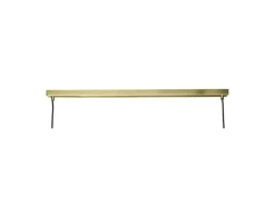 Hanglamp messing met twee lichtbronnen
