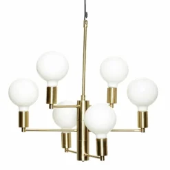 Hanglamp messing 57xh59cm