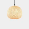 Hanglamp Plum small bamboe ø34cm