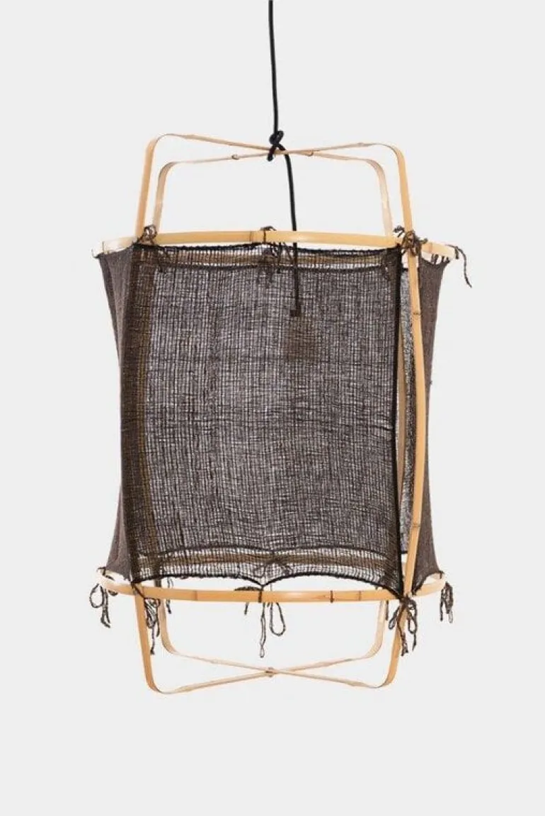 Hanglamp Z2 bamboe blond zwart cashmere ø67x100cm