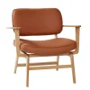 Haze Lounge stoel - naturel/bruin - 021125