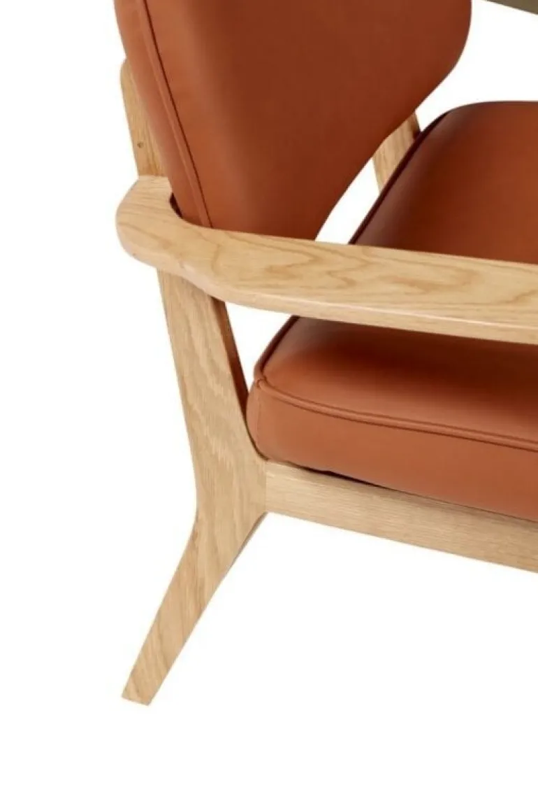 Haze Lounge stoel - naturel/bruin - 021125