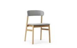 Herit stoel eiken /textiel grijs - 1401010