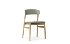 Herit stoel eiken/textiel groen - 1401013