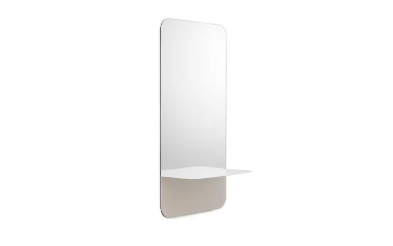 Horizon spiegel verticaal wit - 600988