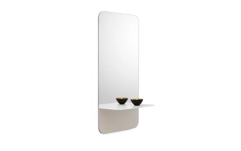 Horizon spiegel verticaal wit - 600988