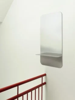 Horizon spiegel verticaal roestvrijstaal - 605712