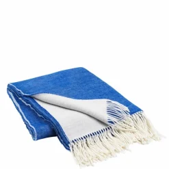 Jeanne plaid blauw - 130x200cm