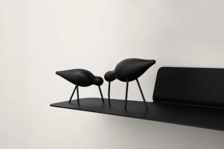 Jet wandplank 160cm zwart - 600997