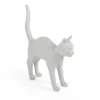 Jobby the cat lamp - wit