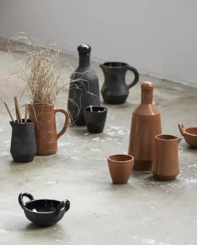 Juniper schaal zwart set van 4 stuks - 9187
