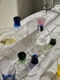 Konus cocktailglazen 10cl blauw set van 6 stuks - 14496261