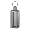 Lantaarn metaal - zwart L20xH57xW20 cm