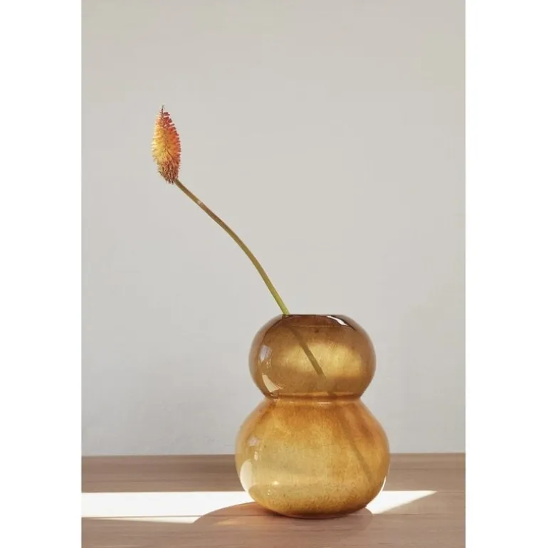Lasi vaas amber - L300215